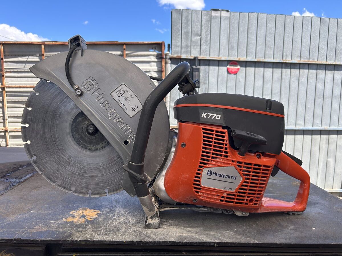 Husqvarna K770 concrete demo saw for hire in Darebin