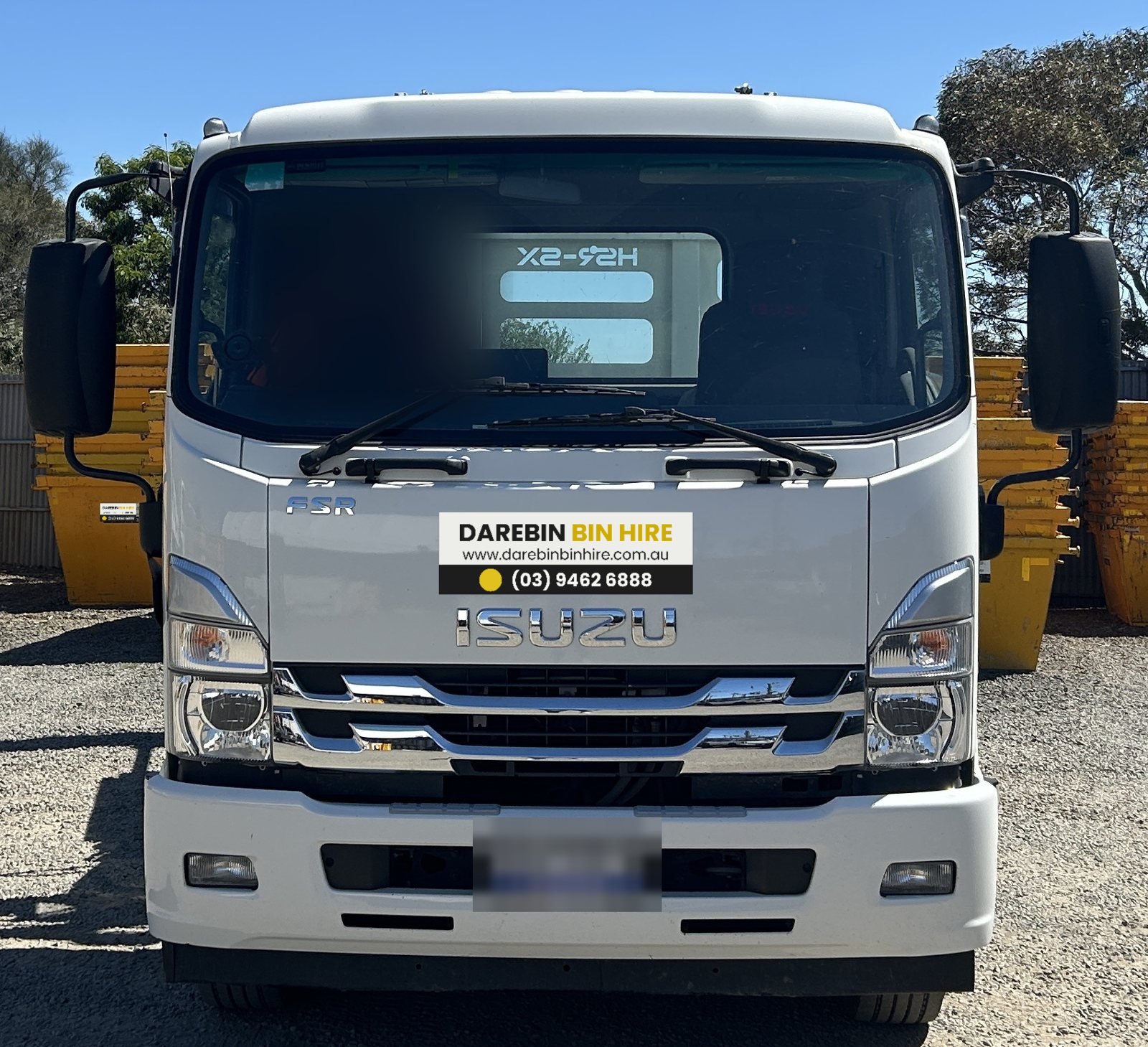 Darebin Bin Hire small skip truck