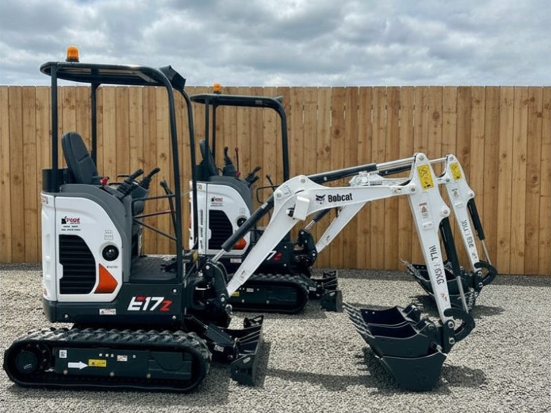 Bobcat E17 1.7 tonne excavator hire